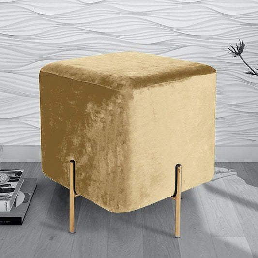 Wooden stool With Steel Stand -213 - 92Bedding