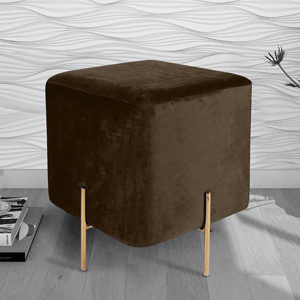 Wooden stool With Steel Stand -212 - 92Bedding