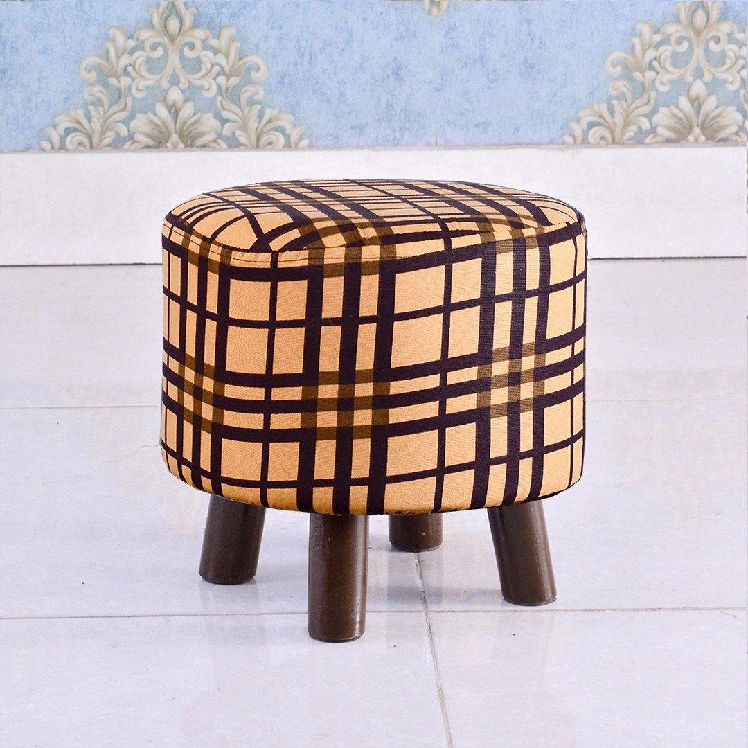 Wooden stool round shape -395 - 92Bedding