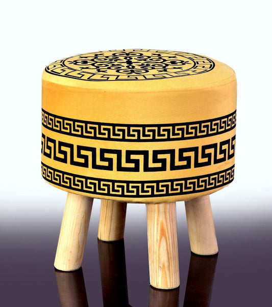Wooden stool Vercase Design round shape-735 - 92Bedding