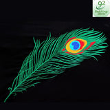 8 PCS Peacock Feather Embroidered Duvet Set - 92Bedding