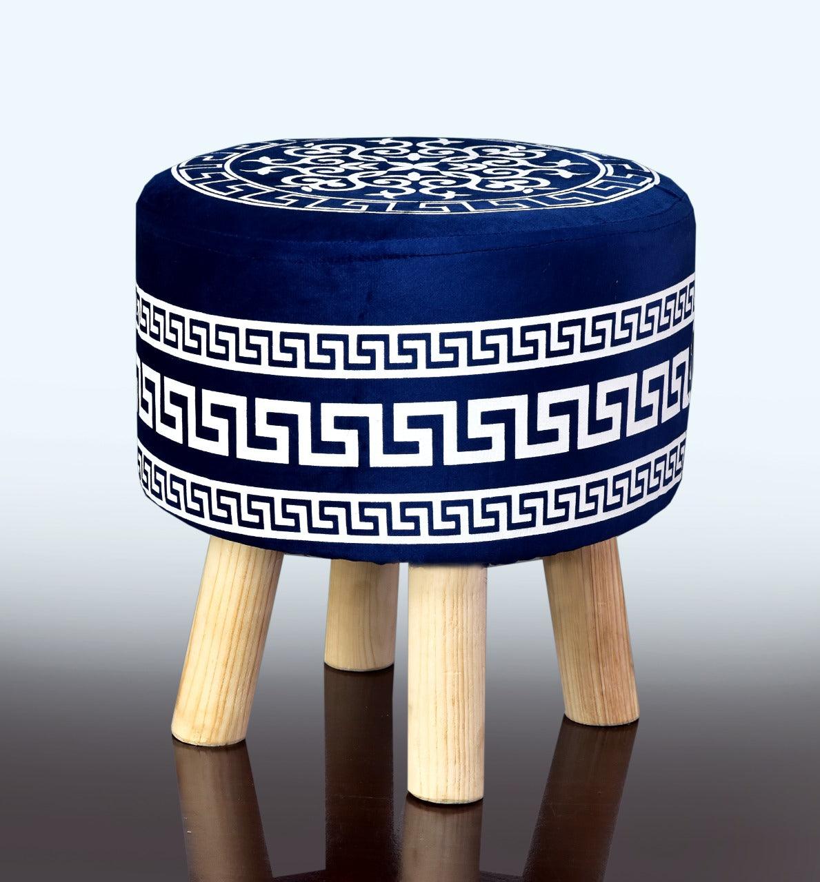 Wooden stool Vercase Design round shape-734 - 92Bedding