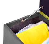 3 Seater Ottoman Storage Box With Embroidery-921 - 92Bedding