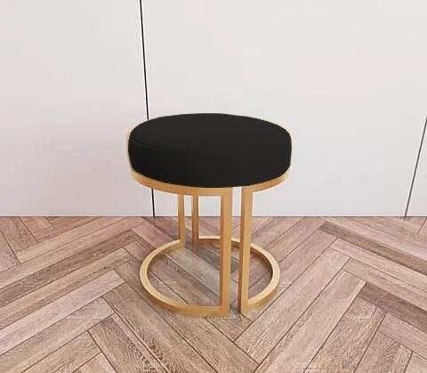 Luxury Stool With Steel Stand-632 - 92Bedding