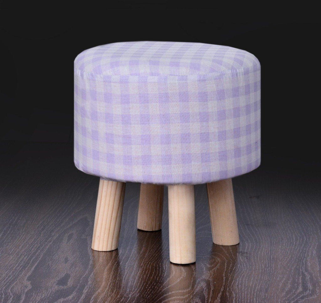 Wooden stool round shape-539 - 92Bedding