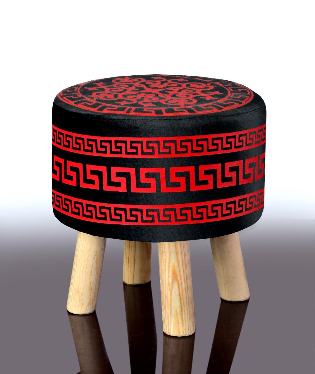 Wooden stool Vercase Design round shape-741 - 92Bedding