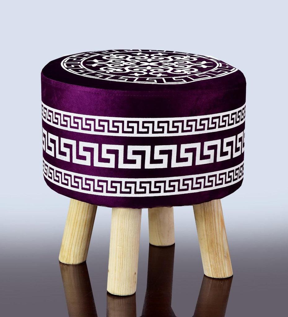 Wooden stool Vercase Design round shape-737 - 92Bedding
