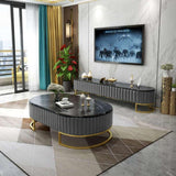 Luxury Creative Style Center Table & TV Combination Living Room Set -837 - 92Bedding