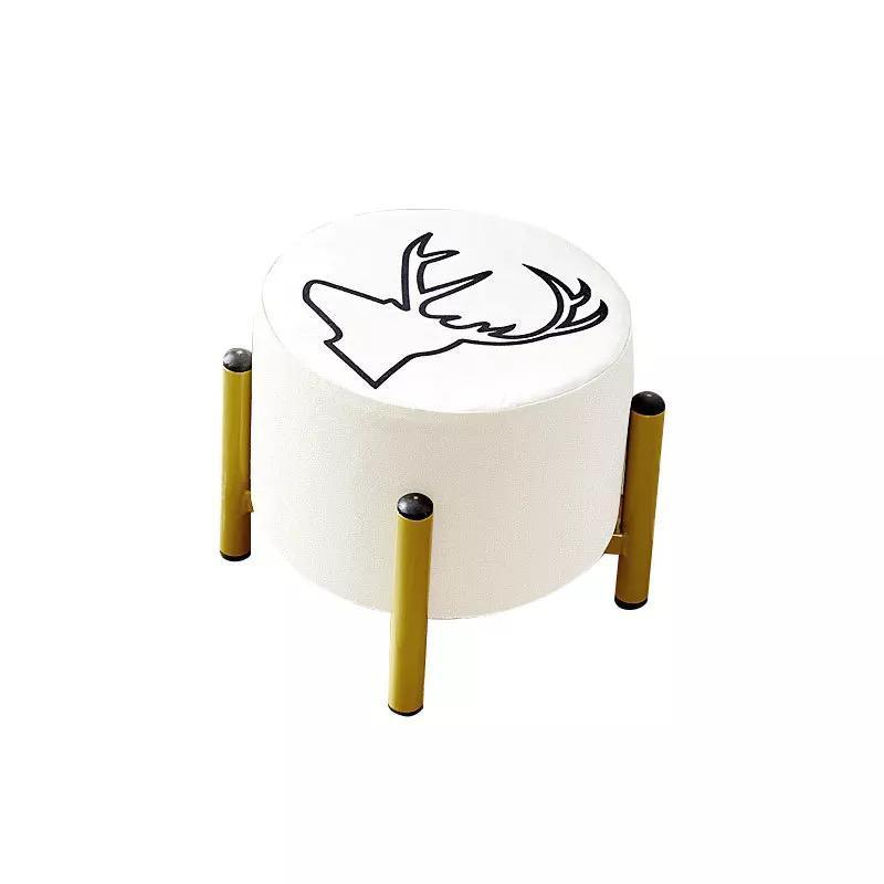 Drone Shape Round stool With Steel Legs Printed- 492 - 92Bedding