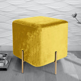 Wooden stool With Steel Stand -209 - 92Bedding