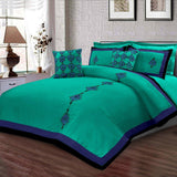 8 Pc's Luxury Embroidered Duvet Creative Design - 92Bedding