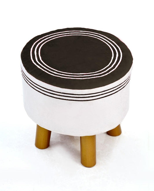 Wooden stool round shape-939 - 92Bedding