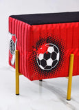 2 Seater Luxury Printed Stool With Steel Stand -1164 - 92Bedding