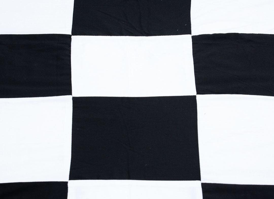 8 Pcs Chess Duvet Set Black & White - 92Bedding