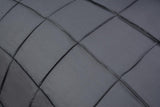 8 Pcs Square Pleated Duvet Set - Grey - 92Bedding