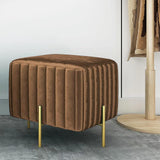 Wooden stool With Steel Stand - 188 - 92Bedding