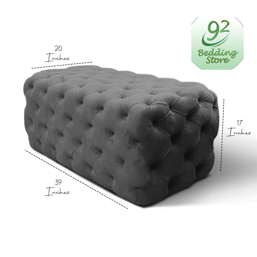 Luxury Soft Modren Long Tufted Ottoman (009) - 92Bedding