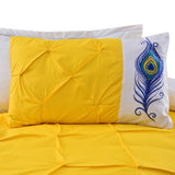 8 PCS Peacock Feather Embroidered Duvet Set 02 - 92Bedding