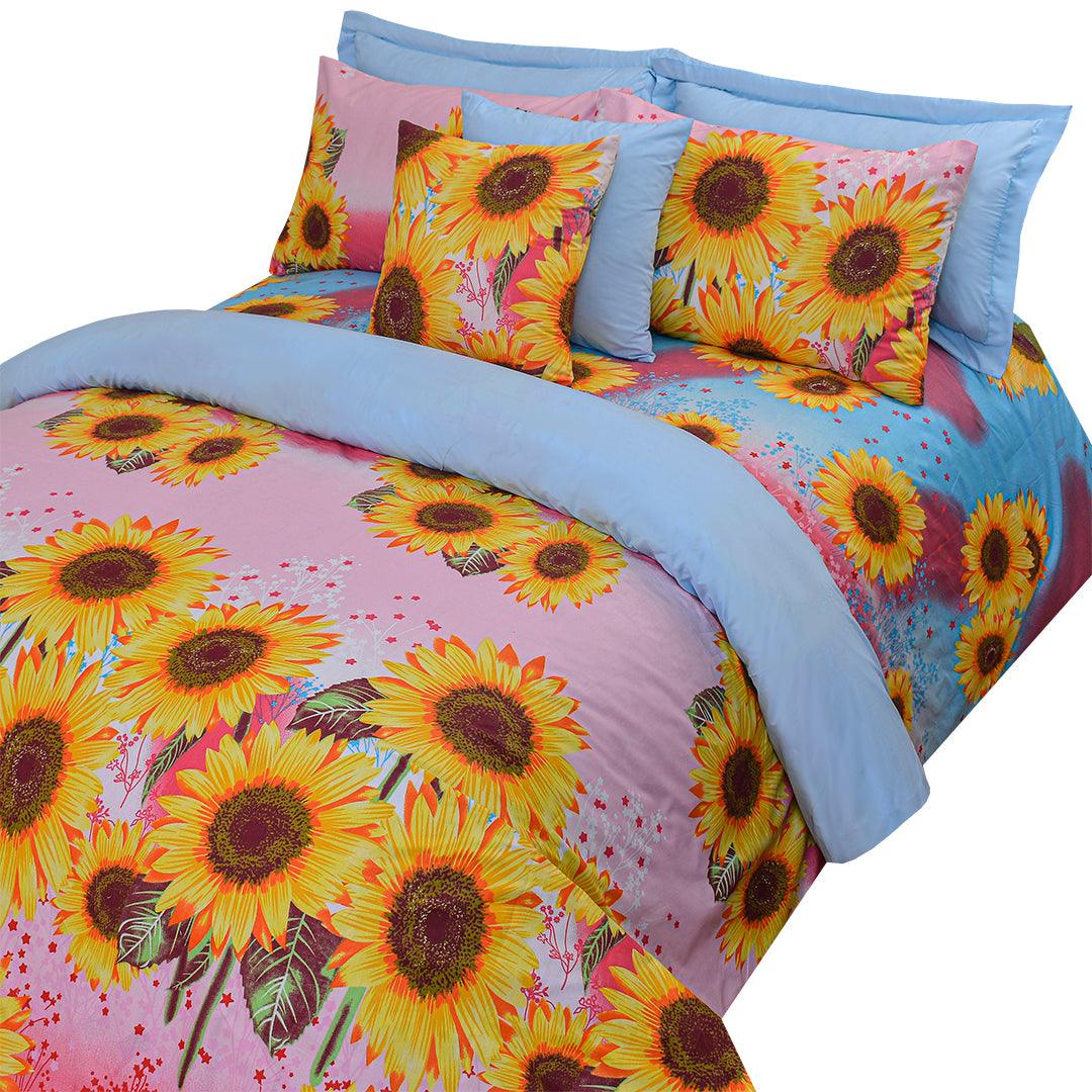 8pcs Duvet Cover Set - Sunflower - 92Bedding