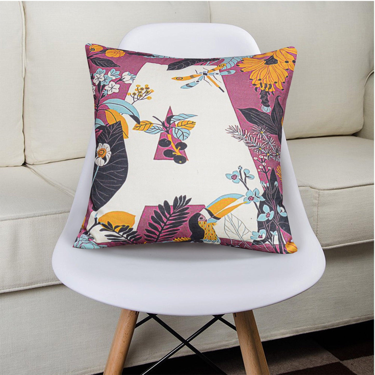Pack of 5 Duck Digital Printed Cushion covers - 92Bedding