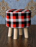 Wooden stool round shape - 118 - 92Bedding
