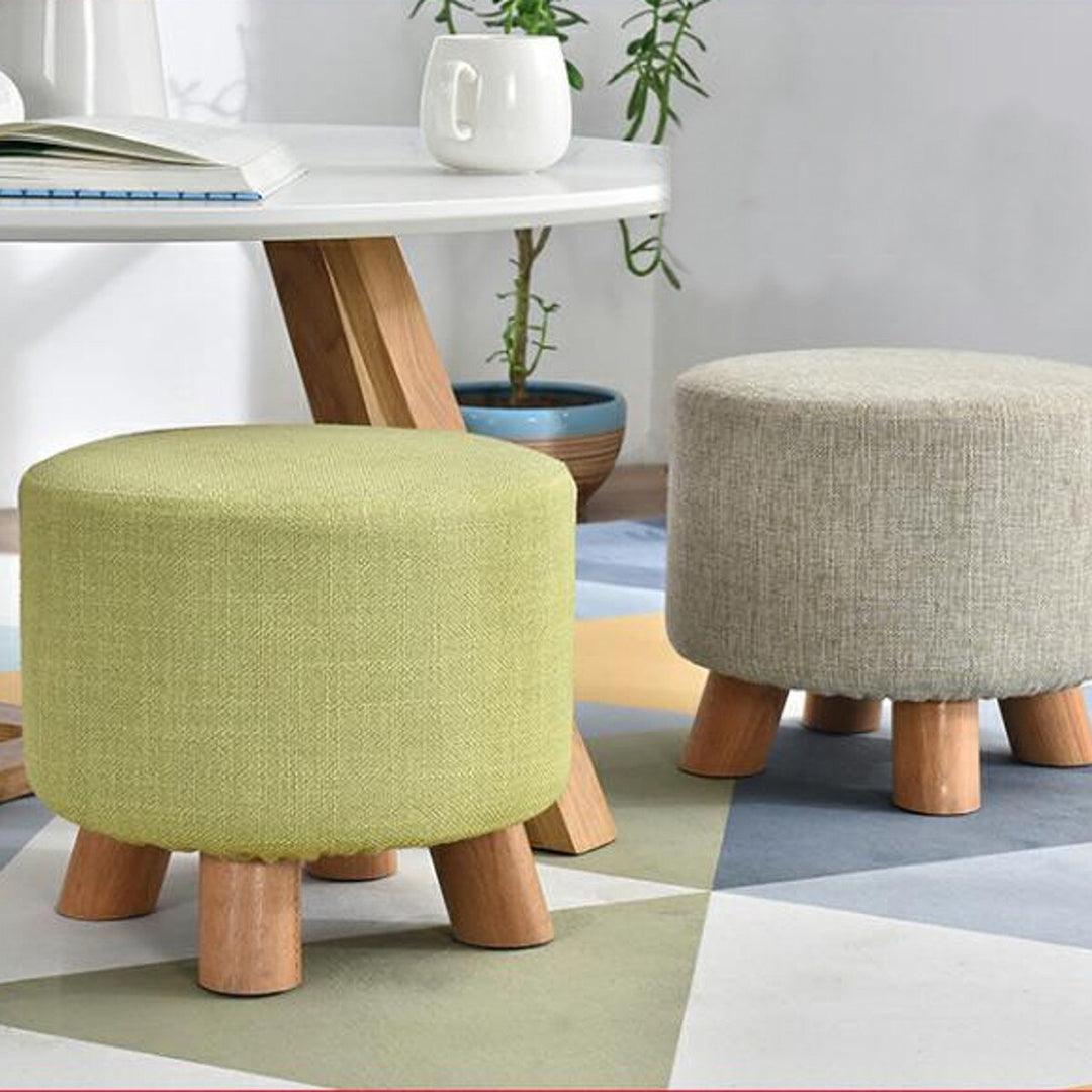 Wooden stool round shape - 143 - 92Bedding