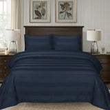 3 Pcs Satin Strips Bed Sheet NB-0492 - 92Bedding
