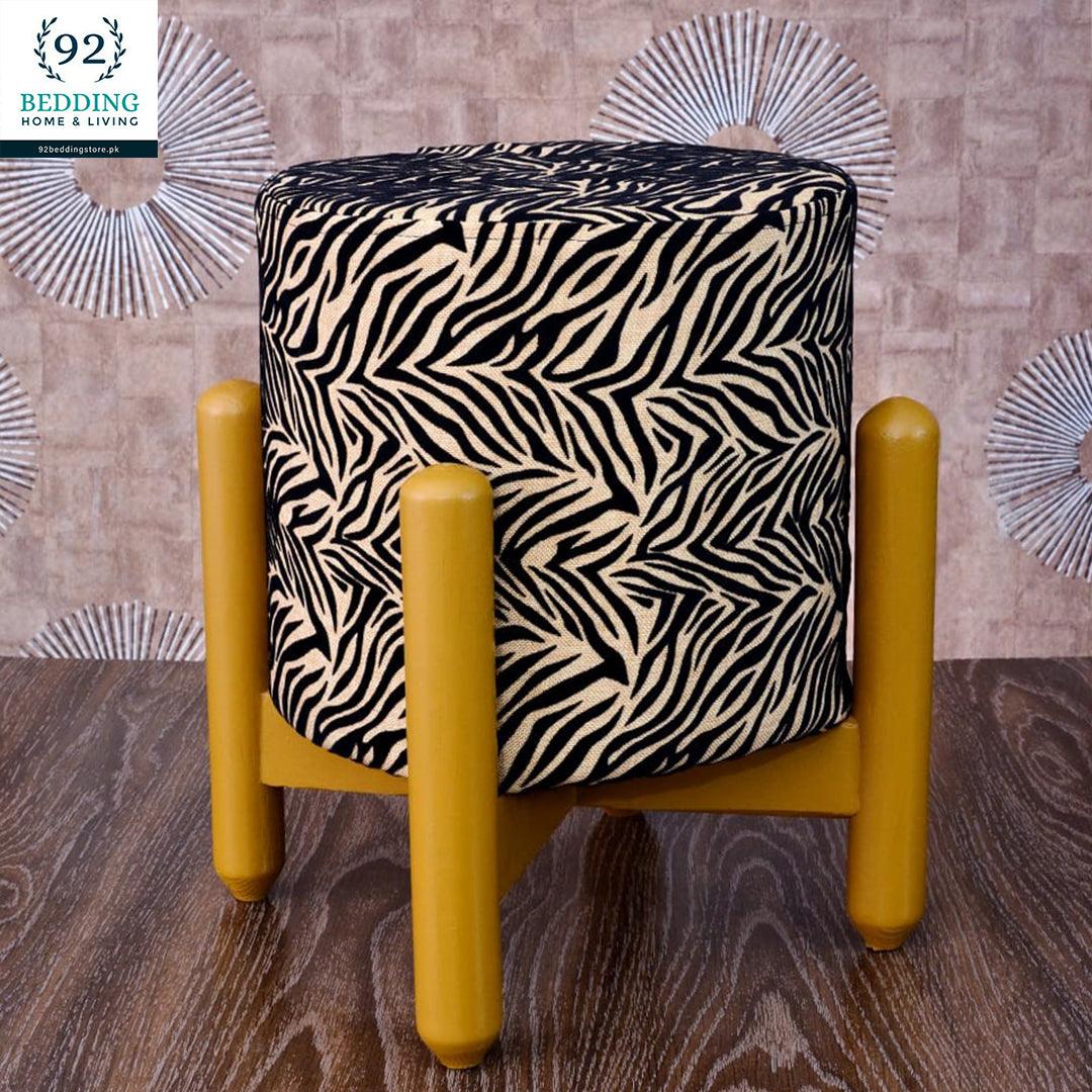 Wooden stool round shape-109 - 92Bedding