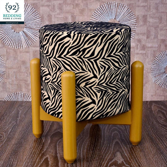 Wooden stool round shape-109 - 92Bedding