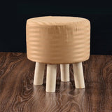 Wooden stool round shape - 140 - 92Bedding