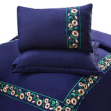 8 Pc's Luxury Embroidered Duvet Creative Design 02 - 92Bedding