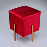 Wooden stool With Steel Stand -294 - 92Bedding