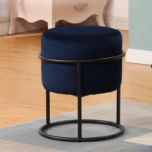 Luxury Wooden Round stool With Steel Stand -347 - 92Bedding