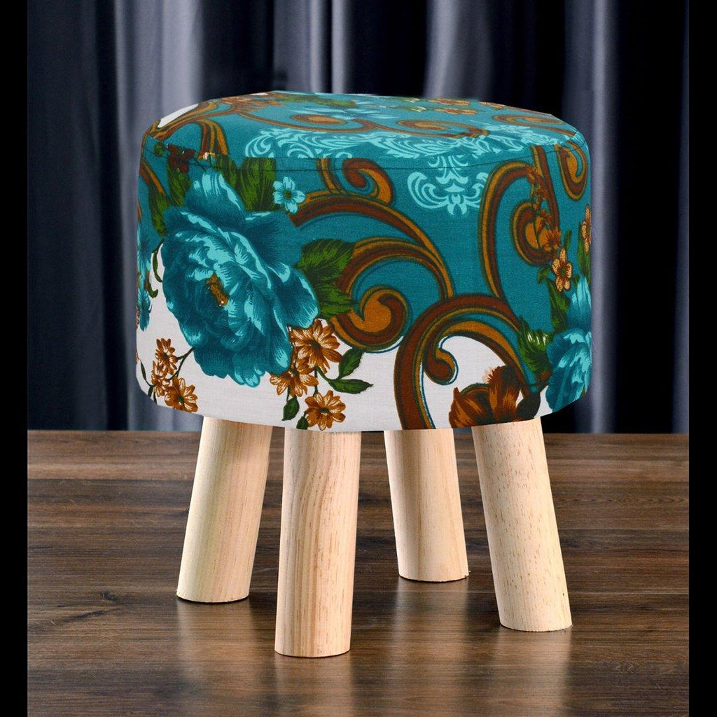 Wooden stool round shape-414 - 92Bedding