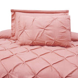 Luxury 8 pc's Sateen Pintuck Duvet set Pink - 92Bedding