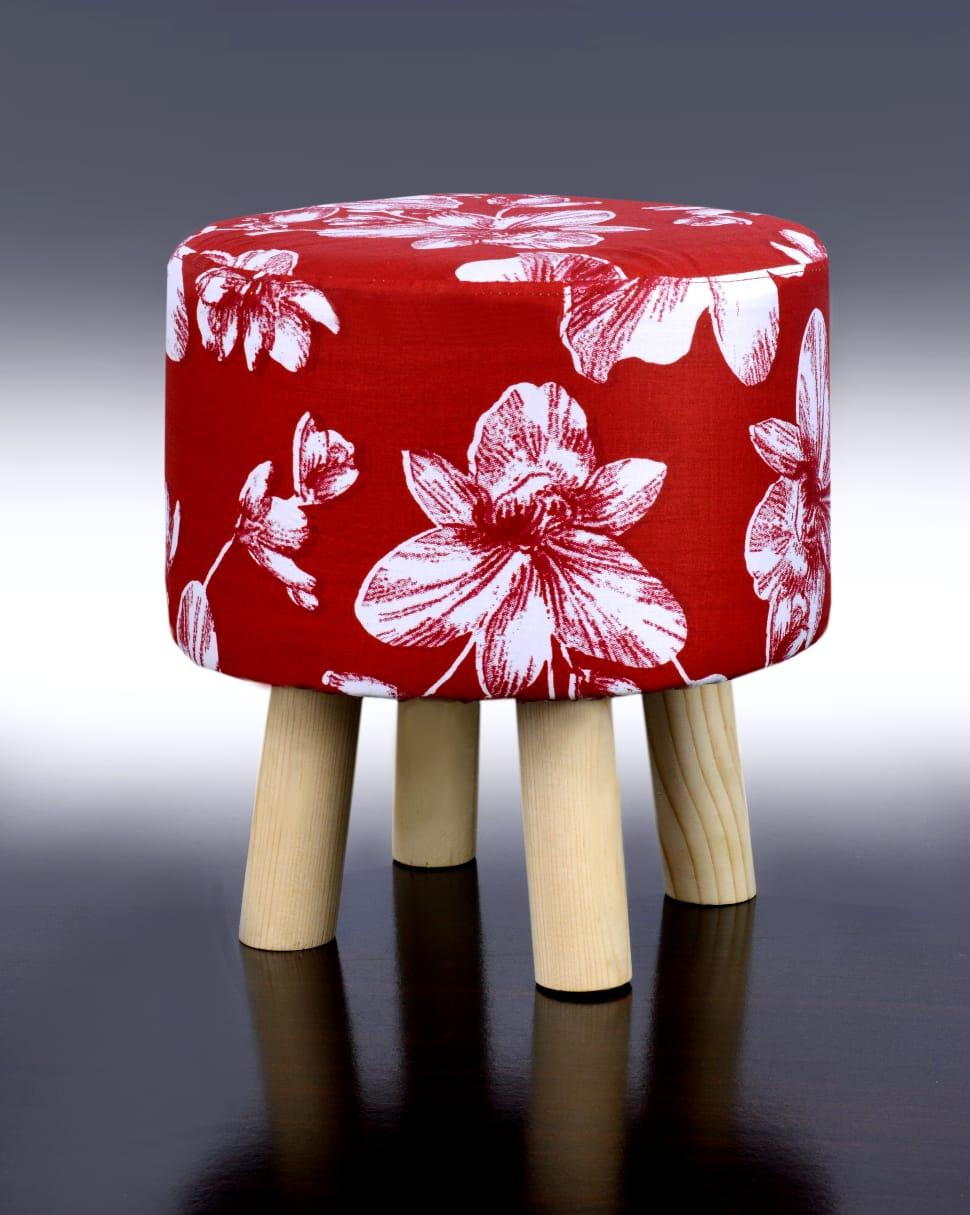 Wooden stool round shape-436 - 92Bedding