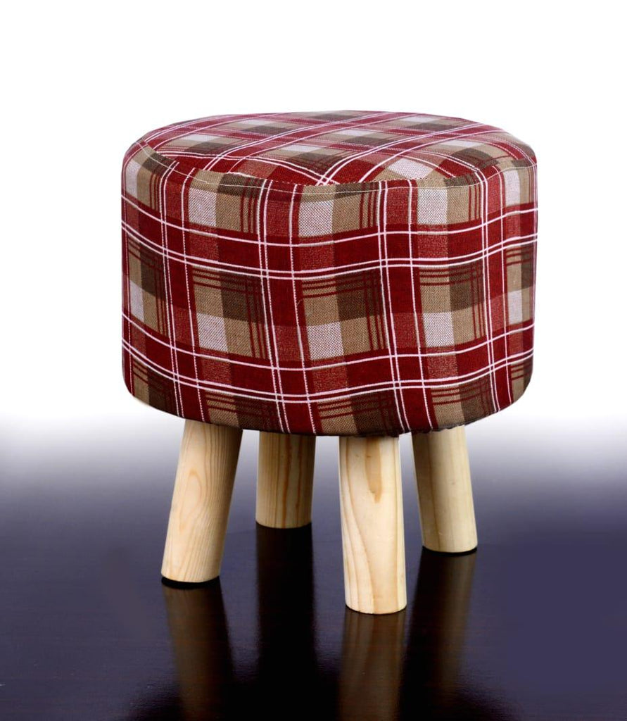 Wooden stool round shape-432 - 92Bedding