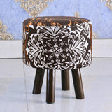 Wooden stool round shape-453 - 92Bedding
