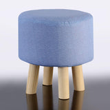 Wooden stool round shape-460 - 92Bedding