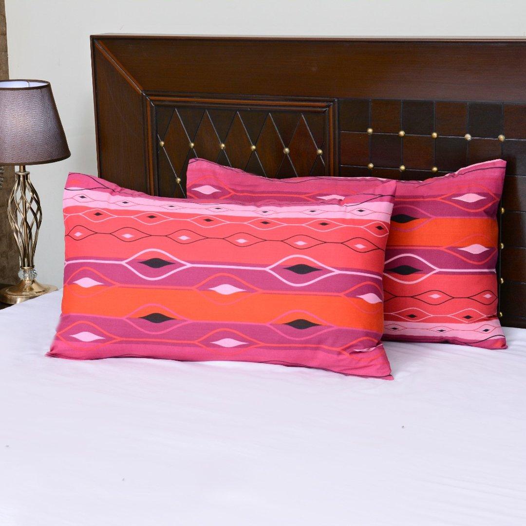 Two Filled Printed Pillows 05 - 92Bedding