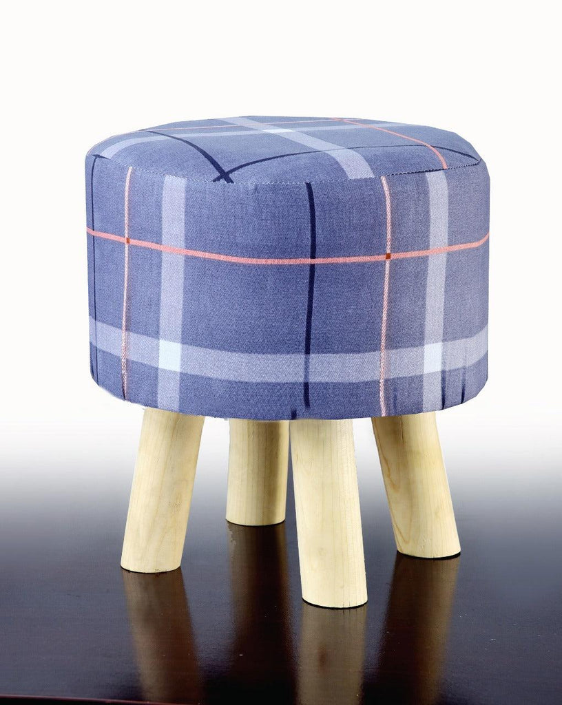 Wooden Round stool Printed -983 - 92Bedding