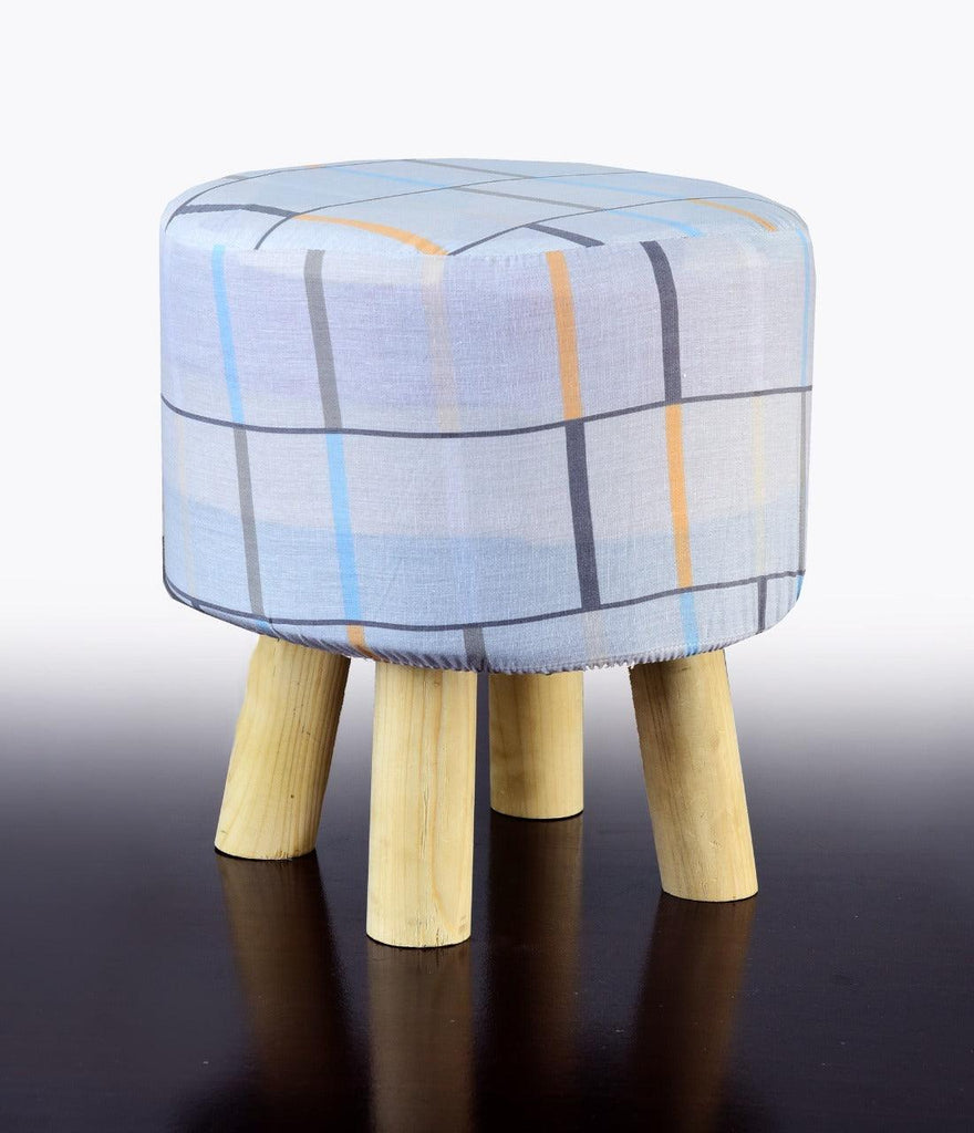 Wooden Round stool Printed -980 - 92Bedding