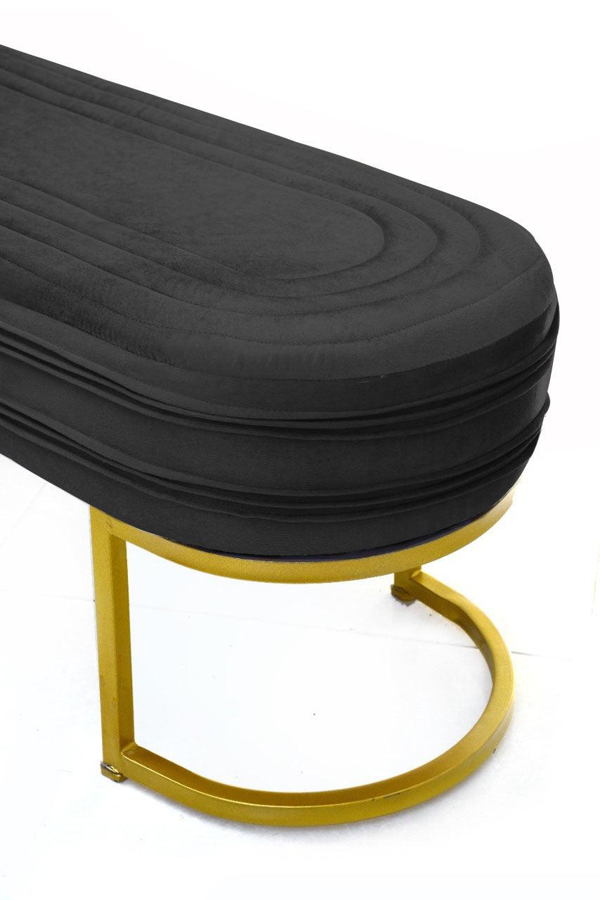 Luxury 3 Seater Steel Stool With Steel Frame -1052 - 92Bedding