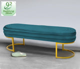 Luxury 3 Seater Steel Stool With Steel Frame -1046 - 92Bedding
