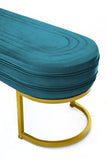 Luxury 3 Seater Steel Stool With Steel Frame -1046 - 92Bedding