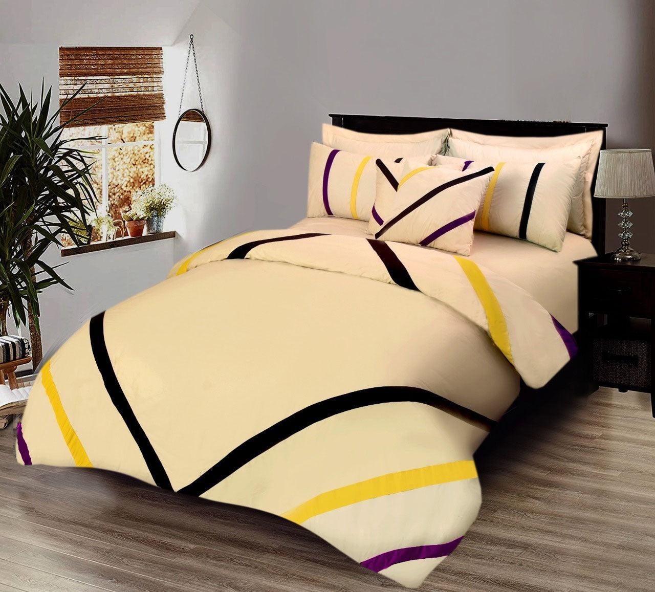 Luxury Embellish Patch Duvet Set 8 Pcs - 92Bedding