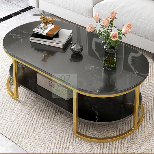 LUXURY OVAL MARBLE SHEET TABLE -851 - 92Bedding