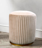 Large Pouffe Stool With Steel Frame -1055 - 92Bedding