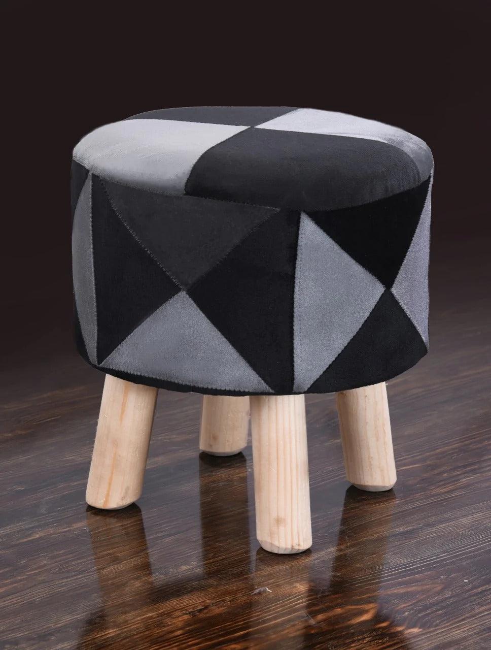 Wooden Round Stool-1082 - 92Bedding