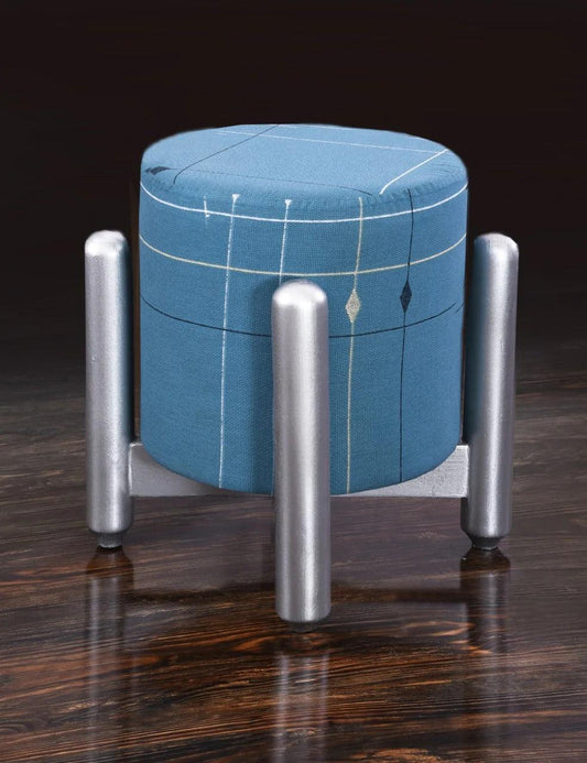 Drone Shape Wooden Stool With Steel Frame -1087 - 92Bedding